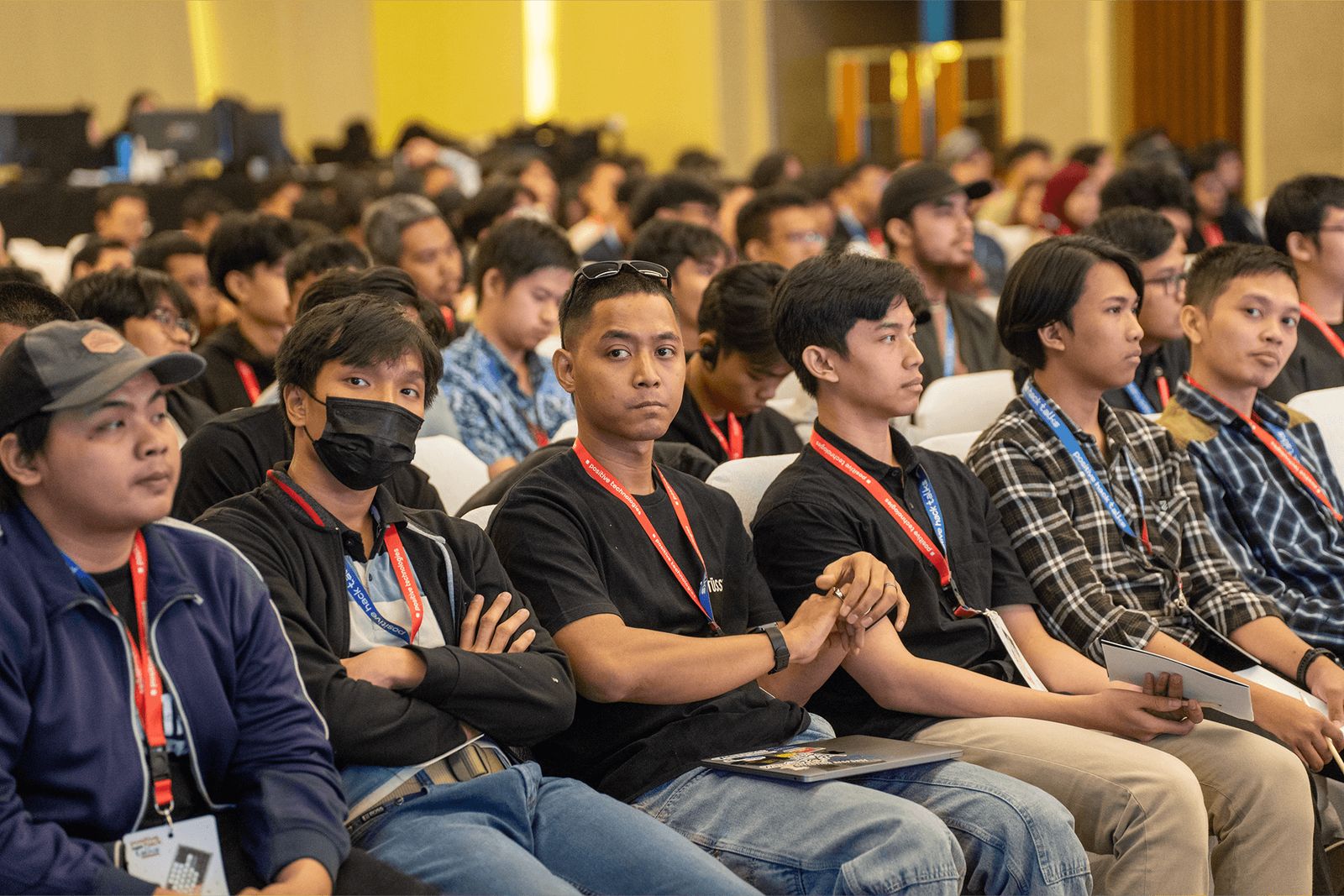 Positive Hack Talks Jakarta: attendees in the hall